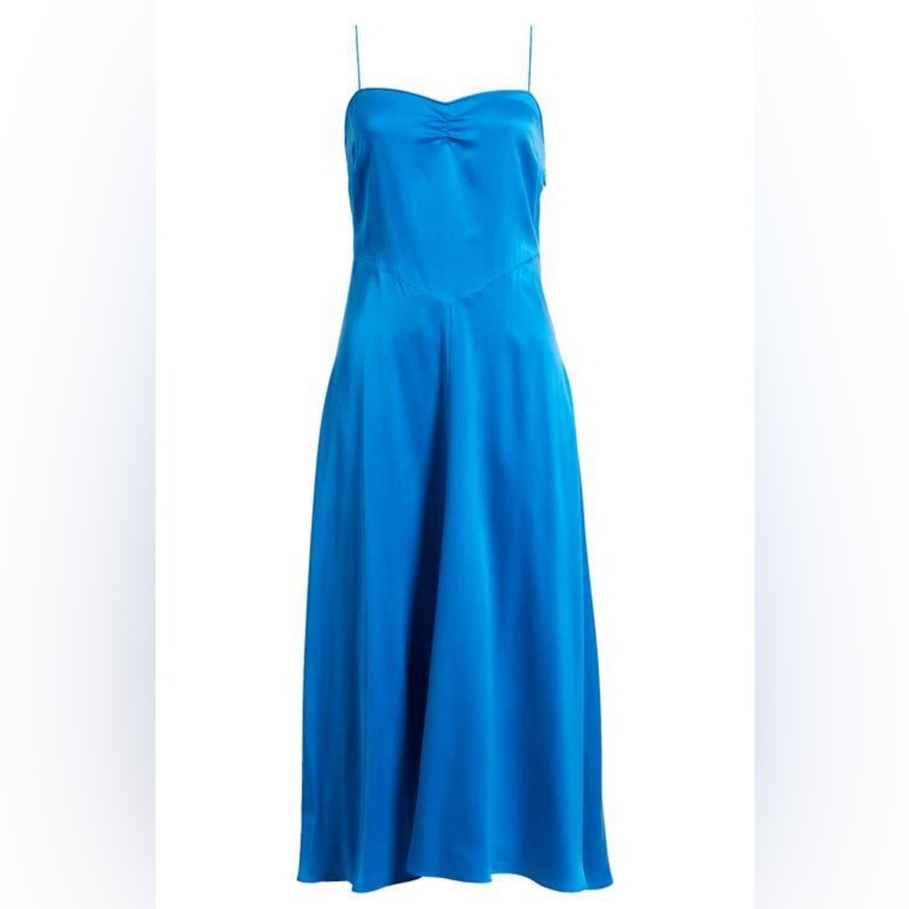 NWT Doen Lorraine Dress-BLUE TOURMALINE